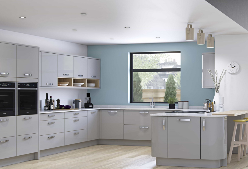 U Shaped Modular Kitchen